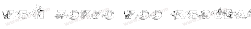 Zen Tokyo Zoo Regula字体转换